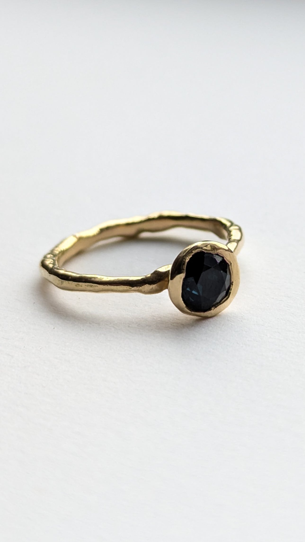 Indigolite ring