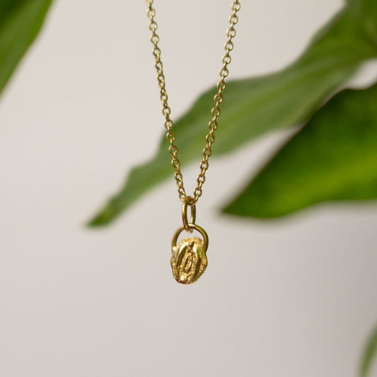 Fortuna Fascinus pendant with gold chain