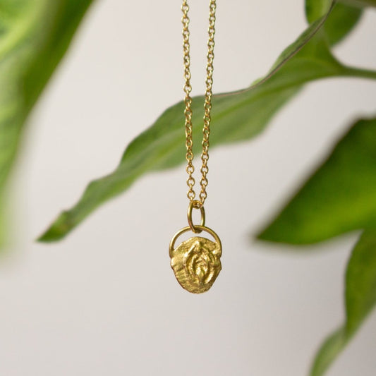 Fortuna Fascinus pendant with gold chain